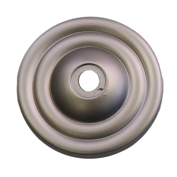 Gliderite Hardware 1-1/2 in. Graphite Gray Round Cabinet Hardware Backplate, 5PK 5061-GPH-5 - main